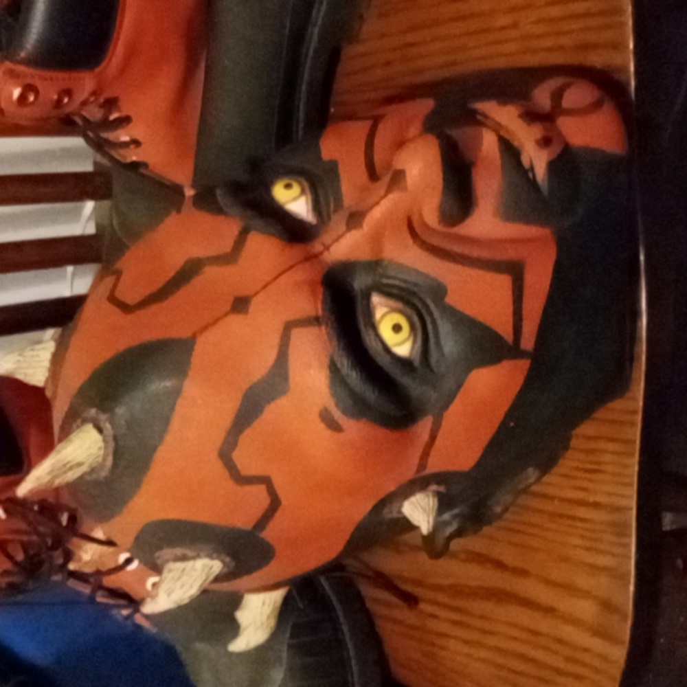 Darth maul costume mask
